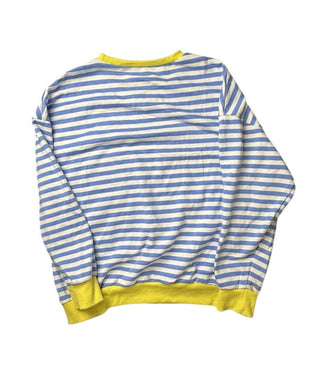 Earneo Oversized Color-Block Striped Y2K Sweatshirt Women’s Large