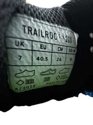 Inov-8 Trailroc 280 Grip Mens 8  Blue Yellow Trail Running Shoes