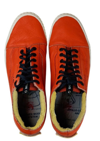 Vans Off The Wall Low Top Sneakers Orange Canvas NASA Men’s 13