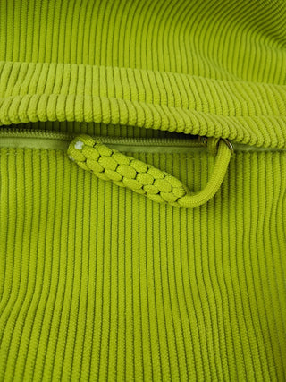 Dahuamao Casual Shoulder Corduroy Backpack Women’s Student Fashion Bag Green