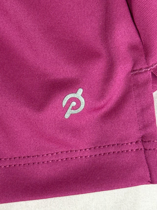 Peloton ¼ Zip Pullover Womens SMALL Pink Stretch Polyester Blend