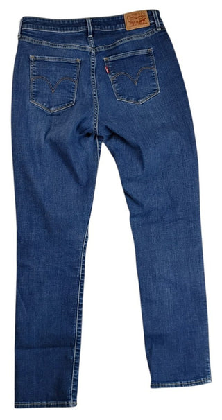 Levi’s Strauss & Co. Women’s Mid Rise Skinny Blue Jeans Size 12 Blue Denim
