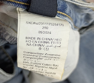 unbranded Women’s Large Wide Leg Jeans Baggy Hipster High Rise Faded Light Wash