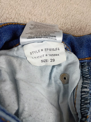 STS Blue Emma Ankle Skinny Jeans Women’s 29 Dark Wash Faded Whisker Low Rise