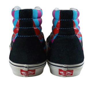 Vans Men’s Sk8-Hi Retro Mart Suede Canvas Sneakers Black purple Size 9.5