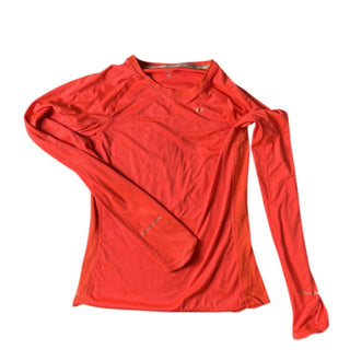 W Nike Miller Series Dri-FIT Womens Long Sleeve Running Top Neon Coral Size S