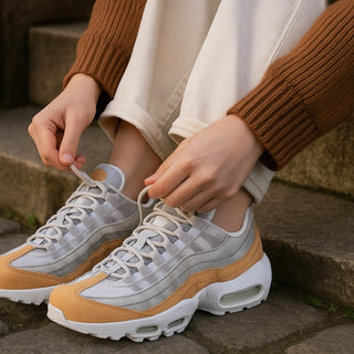 W Nike Air Max 95 SE Pure Platinum Size 5 Running Shoes AH8697 002