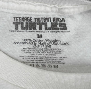 Teenage Mutant Ninja Turtles Comic Art Graphic T-Shirt Men’s Size M White