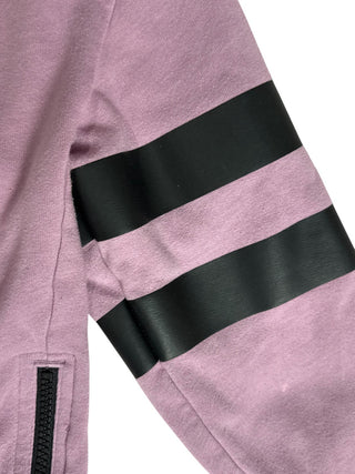 W New Era Tri-Blend Fleece Varsity Crew Sweatshirt Womens SMALL Lilac