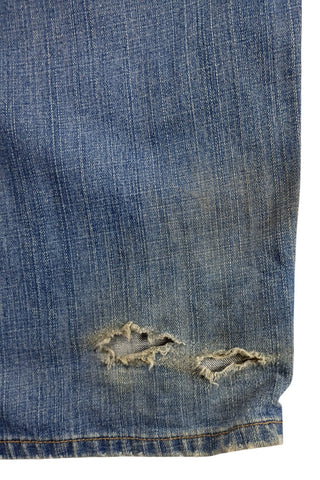 Levi’s 559 Loose Straight Jeans Men’s 40x32 Blue Denim Faded Whiskers